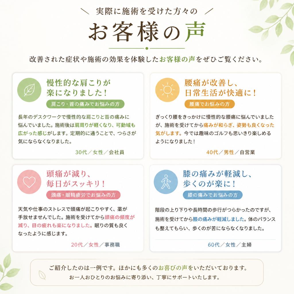 お客様の声