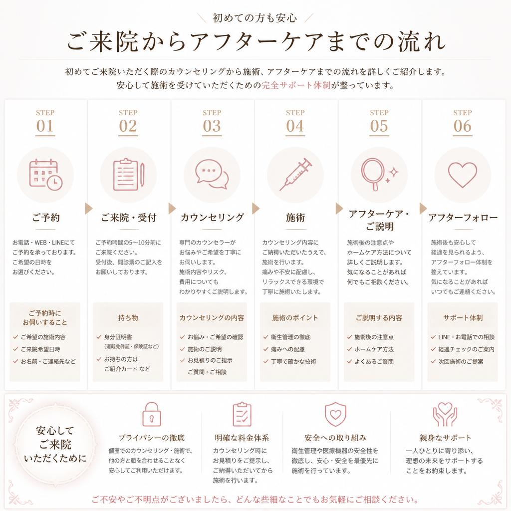 実際の施術の流れ