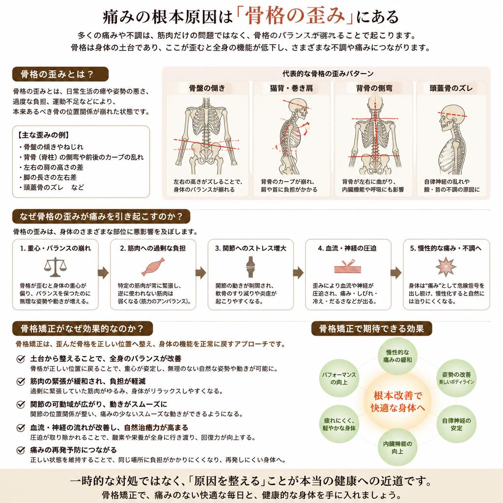 4. 骨格矯正が解決の鍵