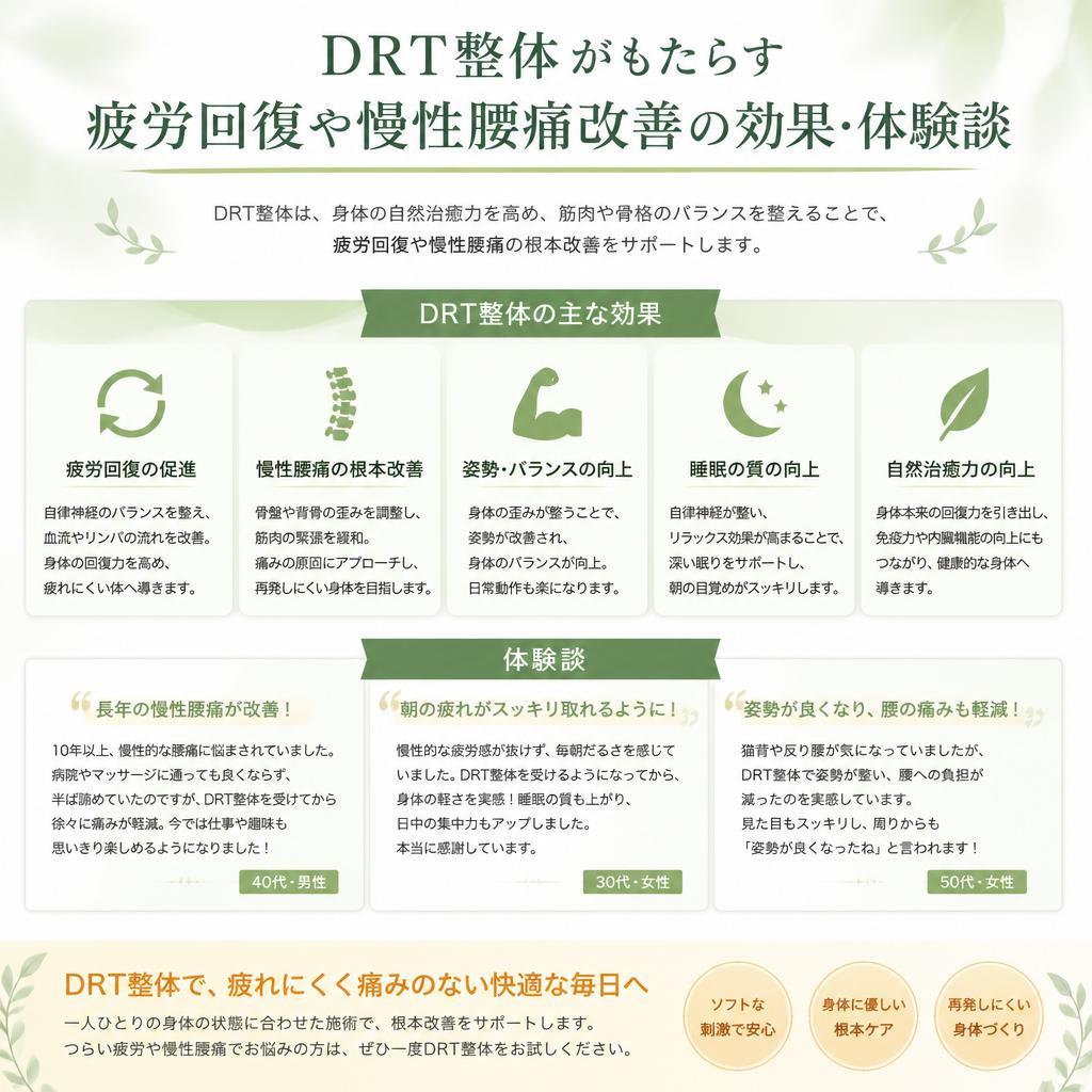 DRT整体の効果