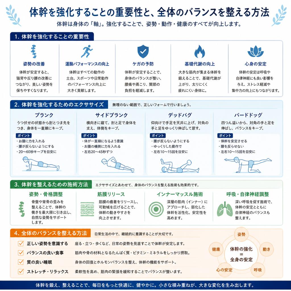 体幹強化法のご紹介