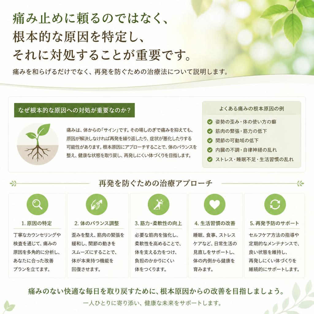 根本治療の重要性