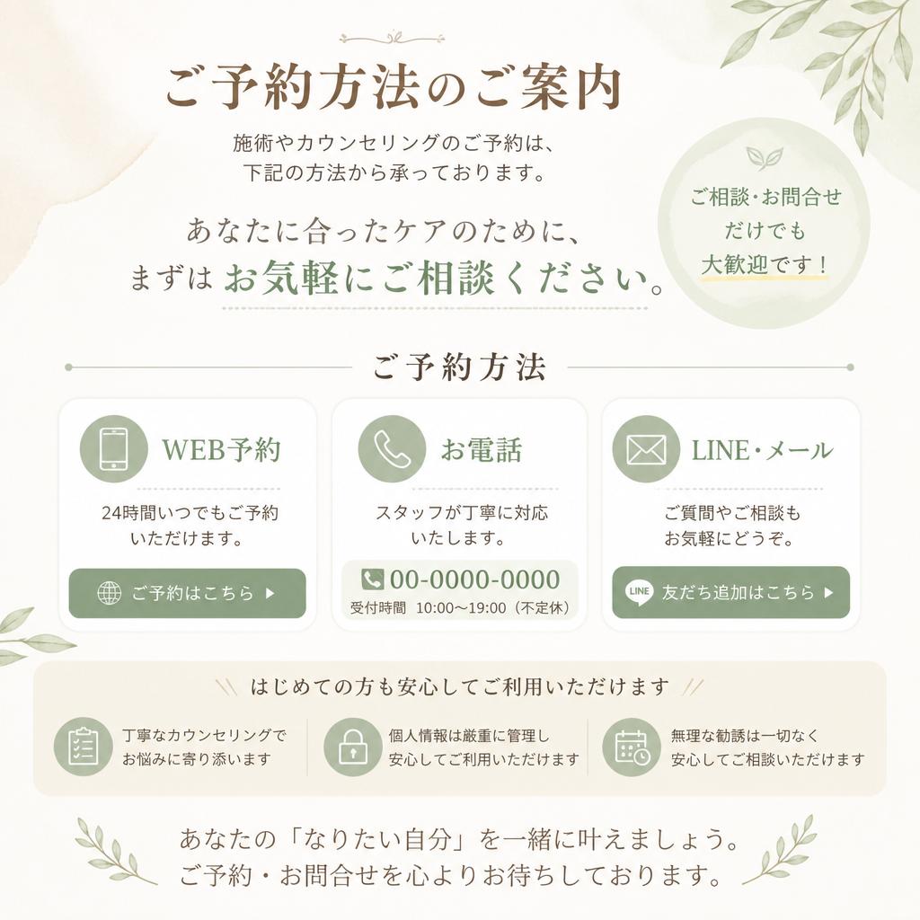 7. お問い合わせ・予約