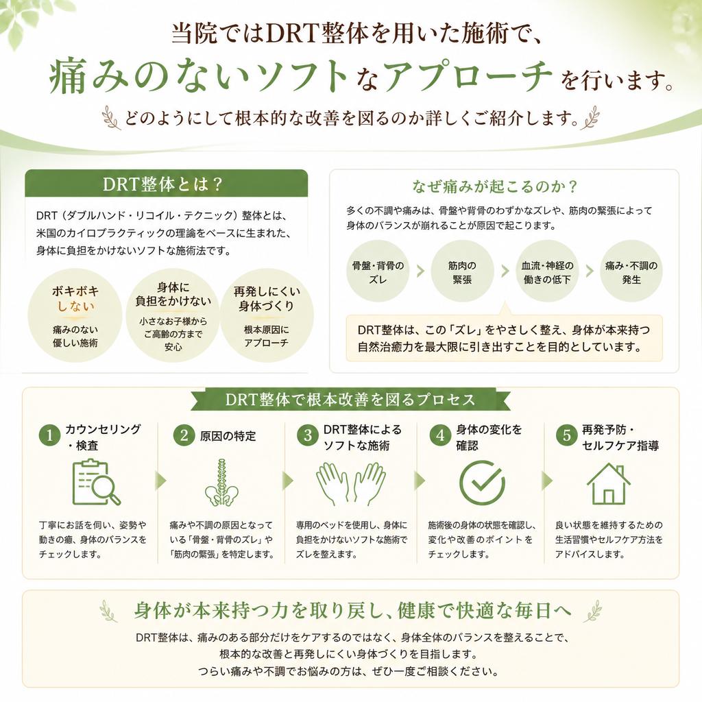 根本改善のための施術法