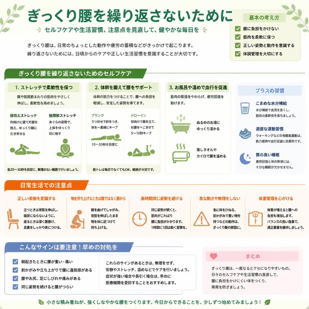 健康維持のためのポイント