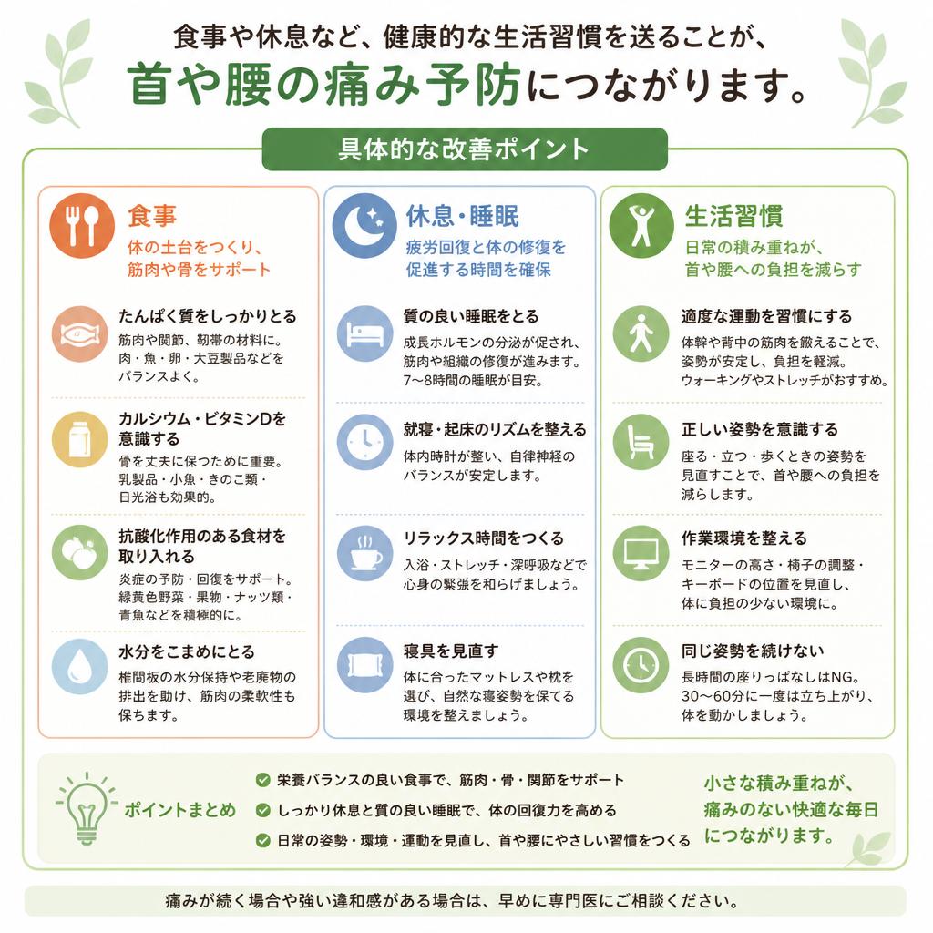 生活習慣の見直しが必要！