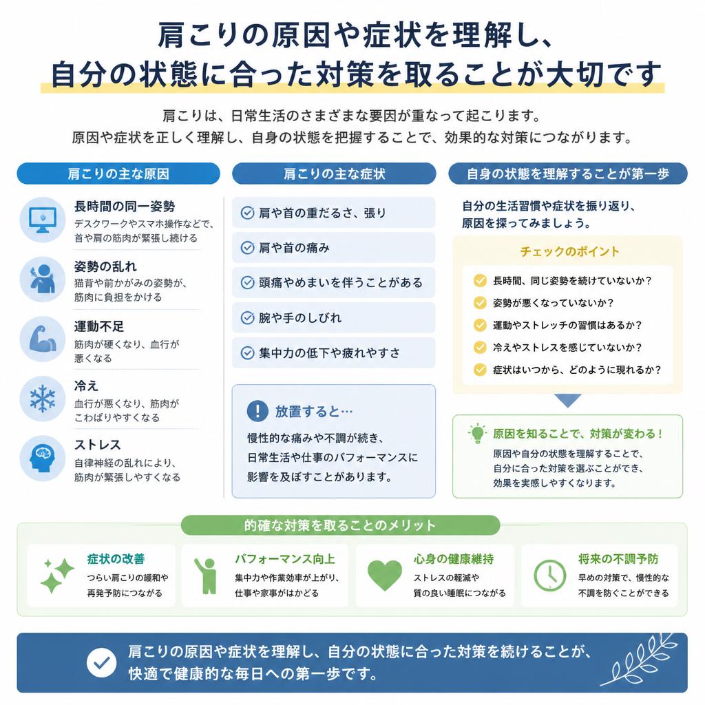 肩こり解消のための基本知識