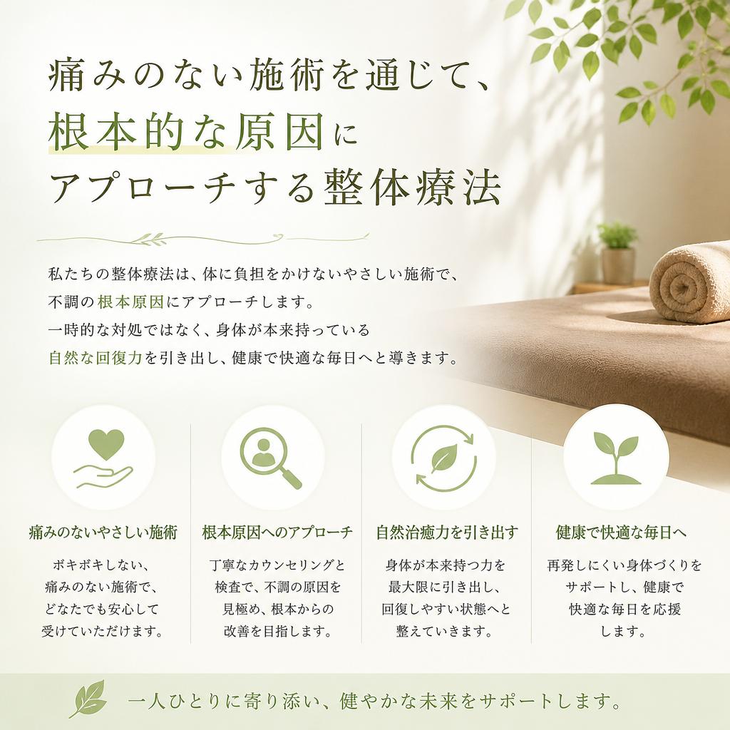私たちの整体療法とは