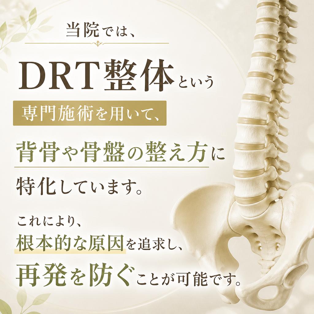 なぜDRT整体が選ばれるのか