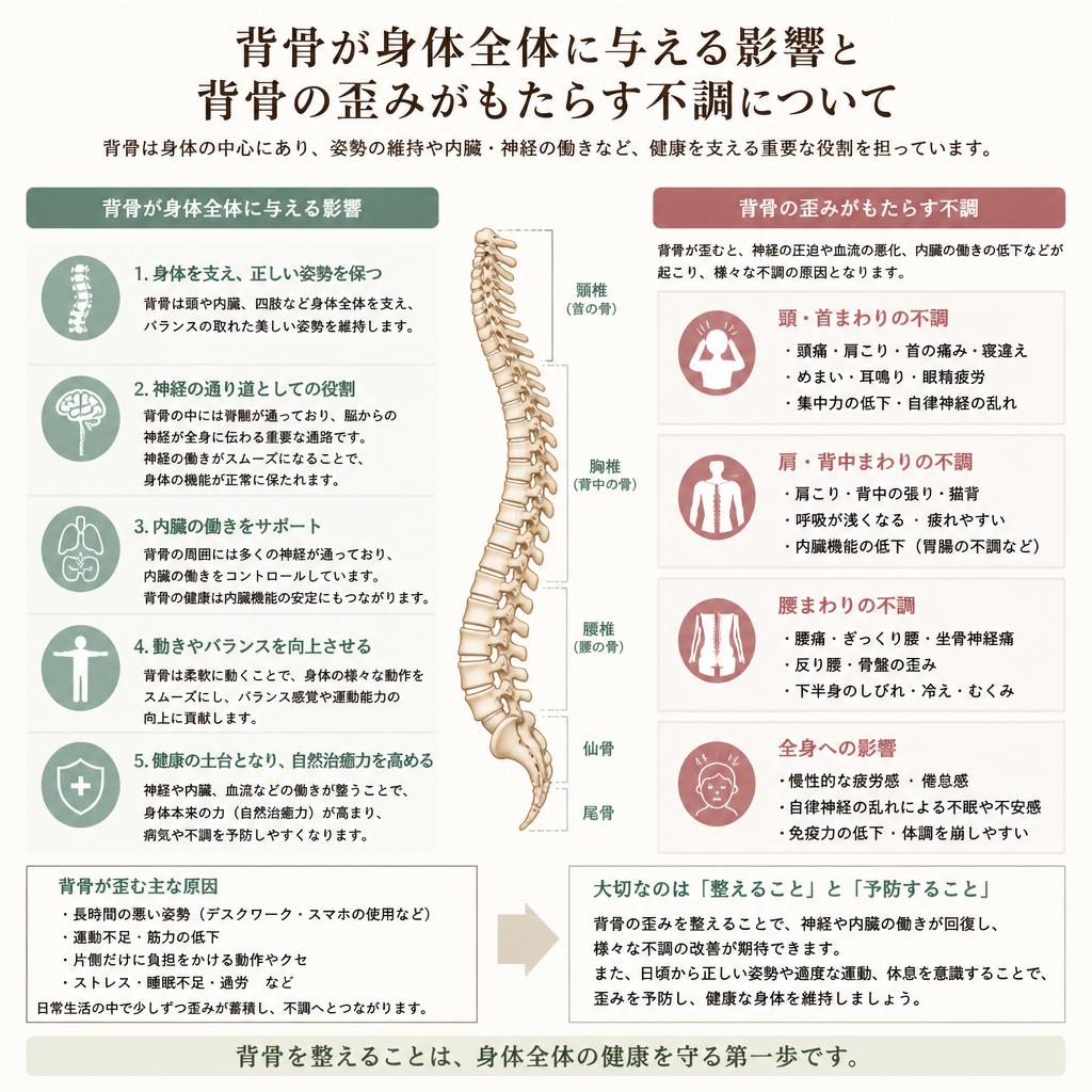 2. 背骨の重要性