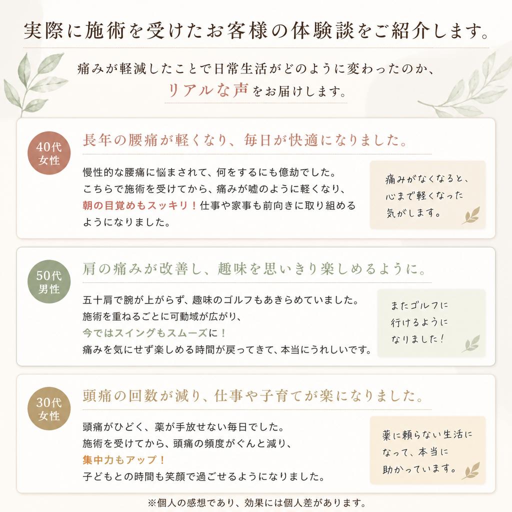 お客様の声