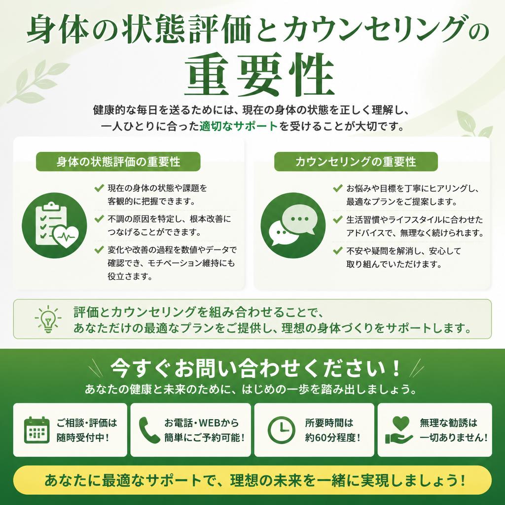 7. まずはカウンセリングを