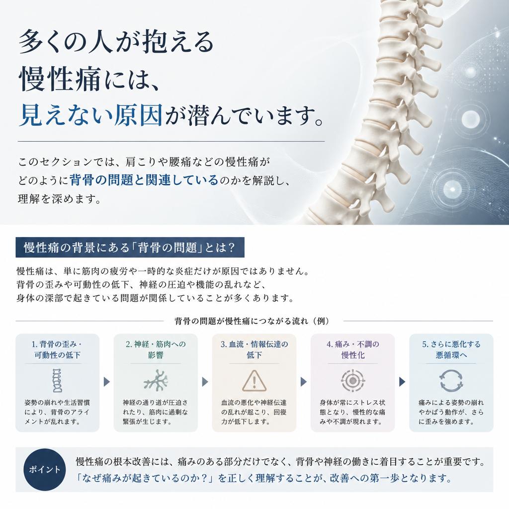 慢性痛の原因とは？