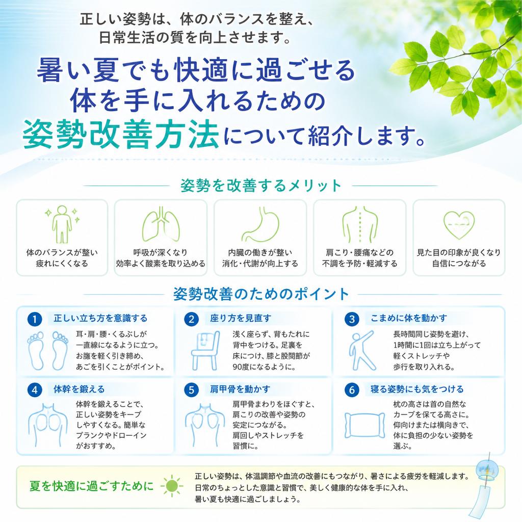 姿勢改善の重要性