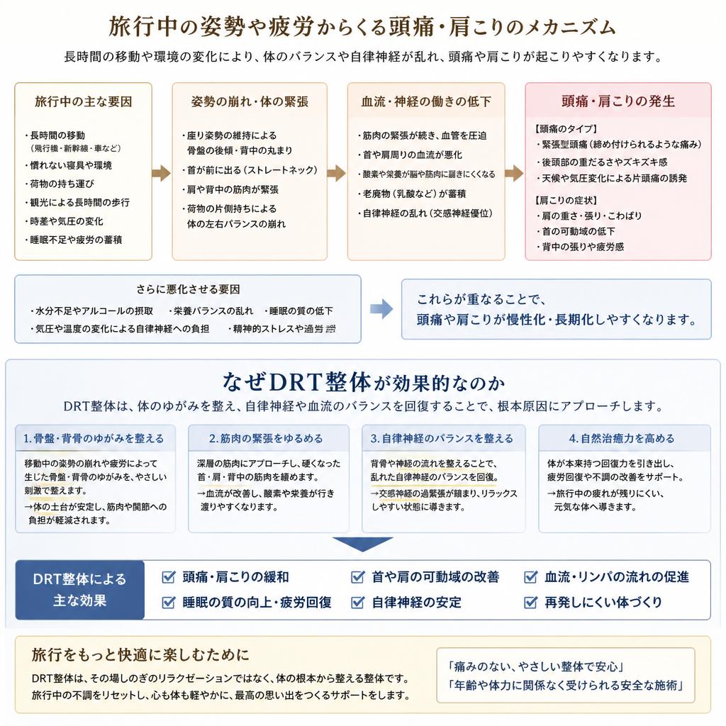頭痛や肩こりの理由