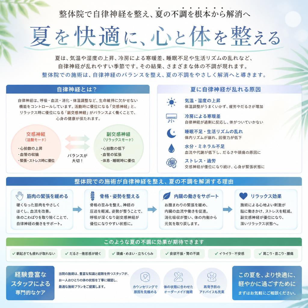 4. 整体院でのケアのススメ