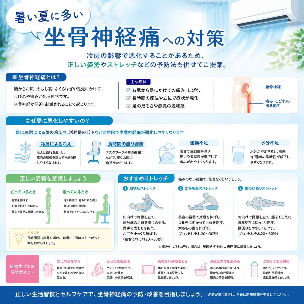 5. 坐骨神経痛の予防・改善法